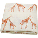 Organic Cotton Baby Swaddle Blanket 120x120cm Soft Breathable Newborn Receiving Blanket for Summer Spring Baby Wrap