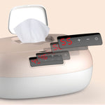 Baby Wipes Warmer with Adjustable Temperature – Electric Baby Wipe Heater 80 Capacity for Newborn Diaper Changing