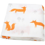 Organic Cotton Baby Swaddle Blanket 120x120cm Soft Breathable Newborn Receiving Blanket for Summer Spring Baby Wrap