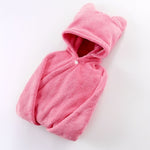 Soft Hooded Baby Bath Towel with Ears – Ultra Absorbent Baby Towel Wrap for Newborns & Infants, Quick Dry Baby Care Essential