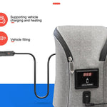 Portable USB Baby Bottle Warmer with Temperature Display | Travel Feeding Essentials