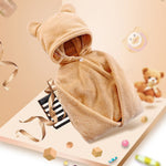 Soft Hooded Baby Bath Towel with Ears – Ultra Absorbent Baby Towel Wrap for Newborns & Infants, Quick Dry Baby Care Essential