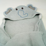 Newborn Hooded Baby Towel Blanket Soft Cotton Infant Bath Wrap for 1–3 Months Lion Cat Shark Rabbit Elephant